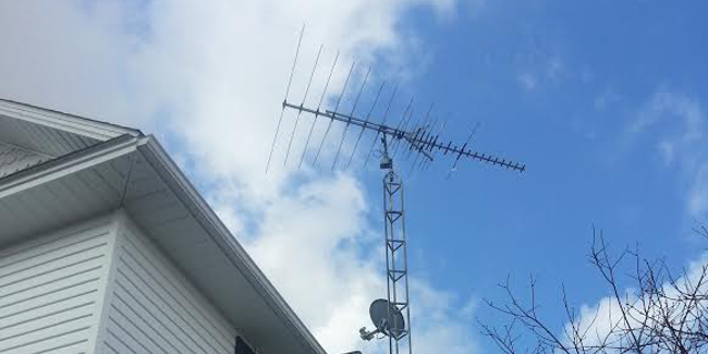 Residential antenna installation